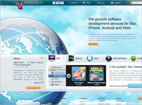 50 blue color in web design