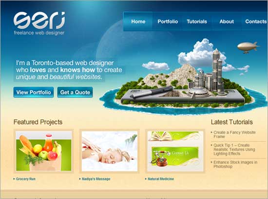 50 blue color in web design