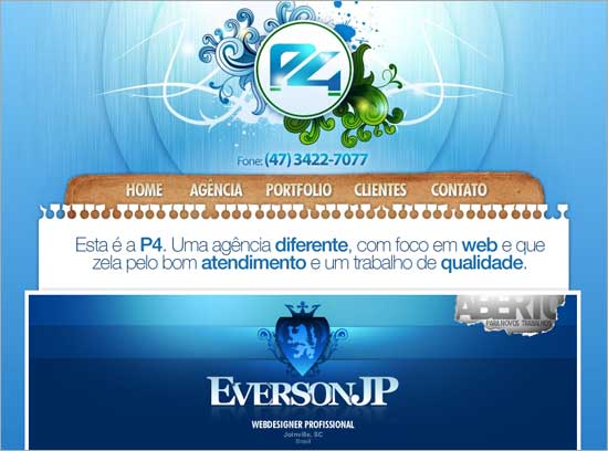 50 blue color in web design