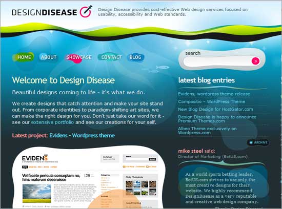 50 blue color in web design