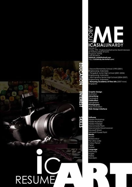 creative resume
