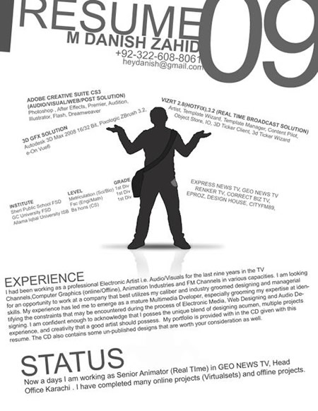 creative resume