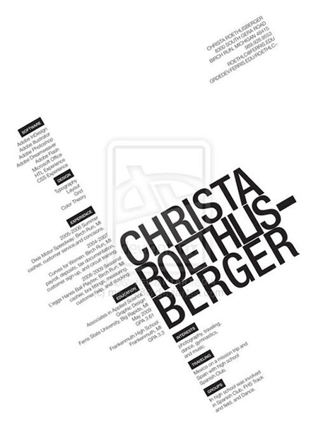 creative resume