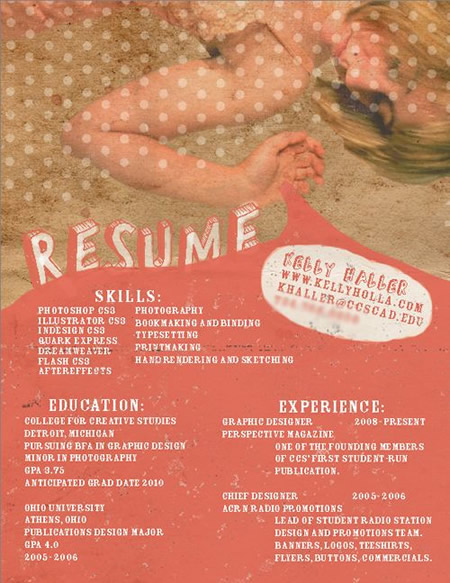 creative resume