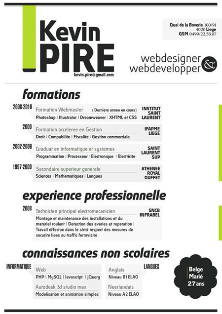 creative resume