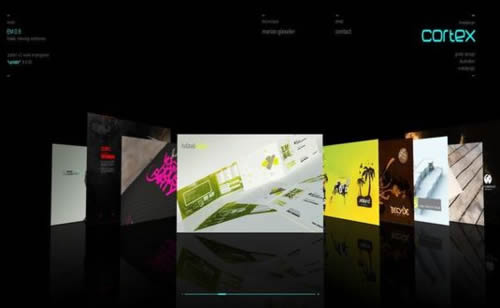 Flash portfolio websites