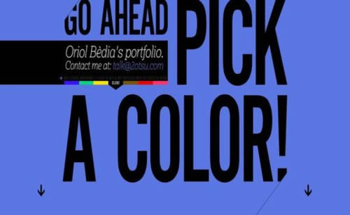 Flash portfolio websites