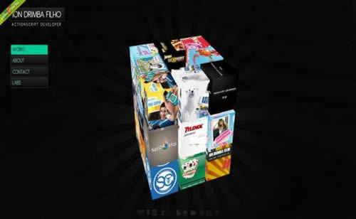 Flash portfolio websites