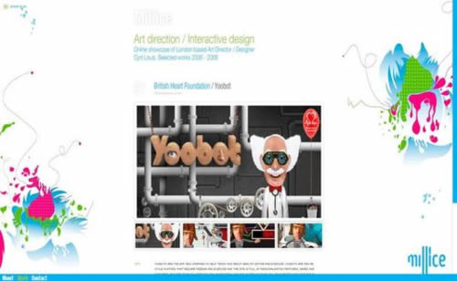 Flash portfolio websites