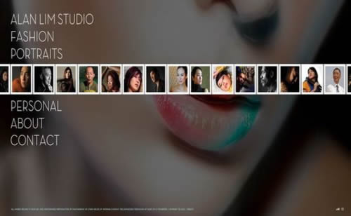 Flash portfolio websites