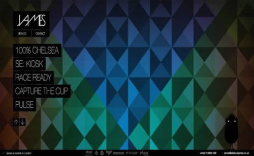 Flash portfolio websites