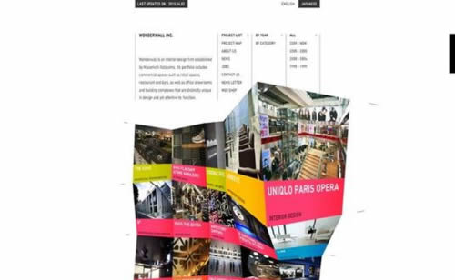 Flash portfolio websites