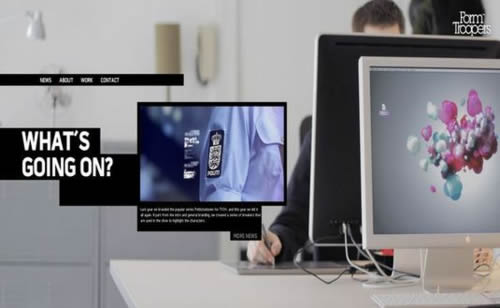 Flash portfolio websites