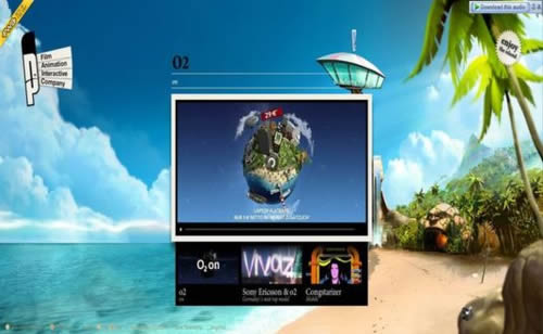 Flash portfolio websites