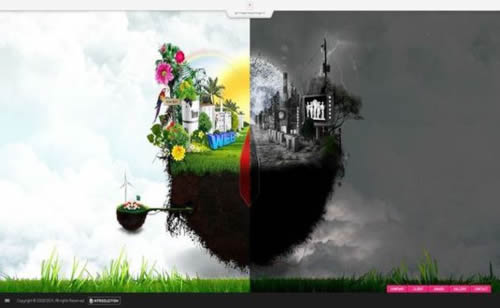 Flash portfolio websites