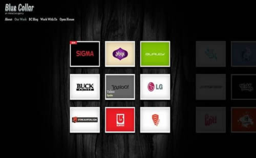 Flash portfolio websites