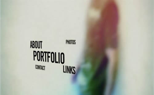 Flash portfolio websites