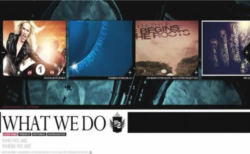 Flash portfolio websites