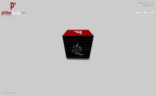 Flash portfolio websites