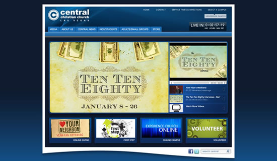 Best church website design