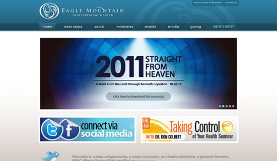 Best church website design