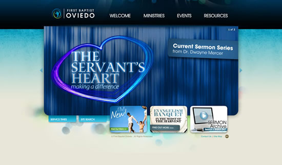 Best church website design