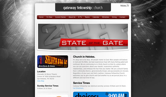 Best church website design