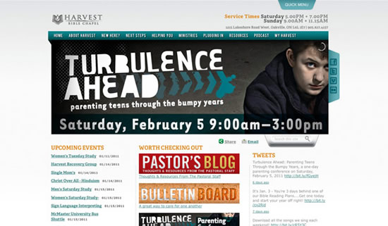 Best church website design