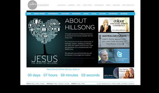Best church website design