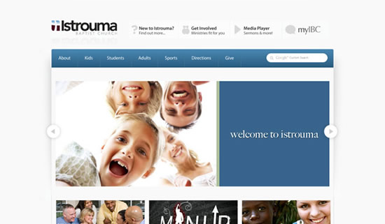 Best church website design