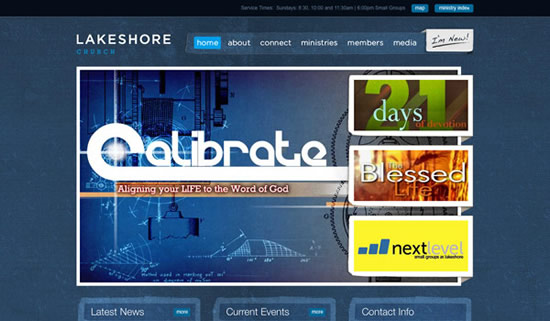 Best church website design