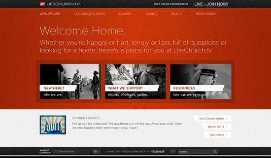 Best church website design