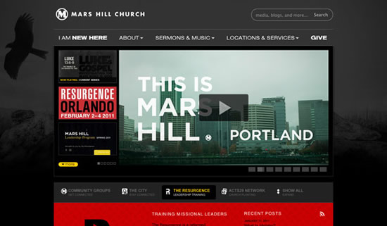 Best church website design
