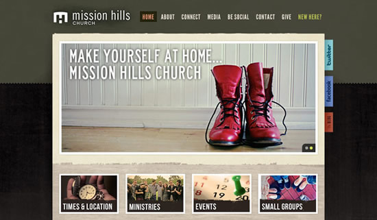Best church website design