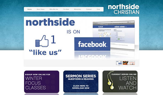 Best church website design