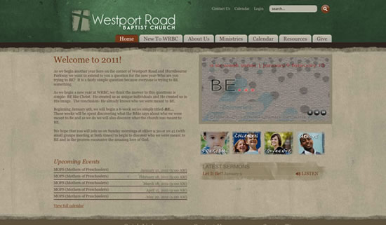 Best church website design