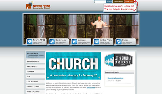 Best church website design