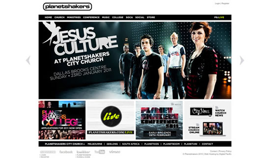 Best church website design