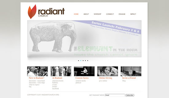 Best church website design