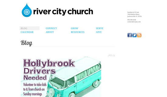Best church website design