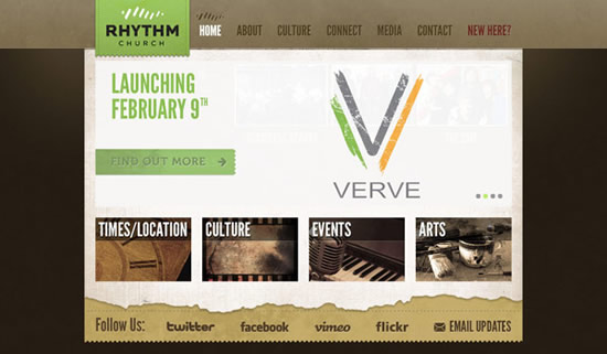 Best church website design