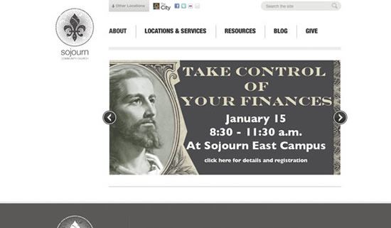 Best church website design