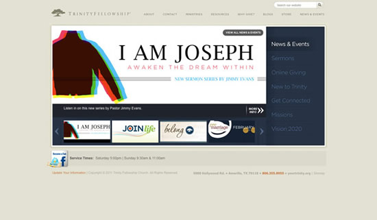 Best church website design
