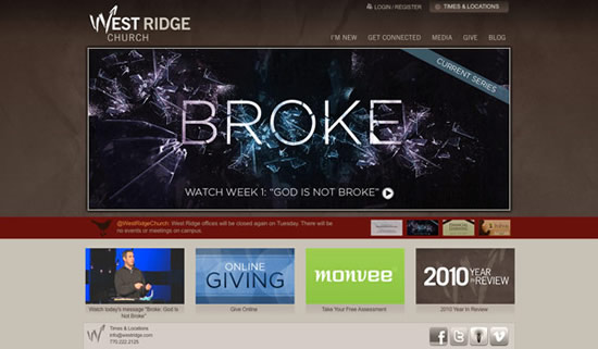 Best church website design