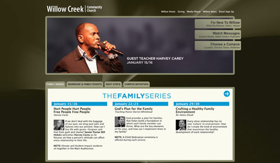 Best church website design