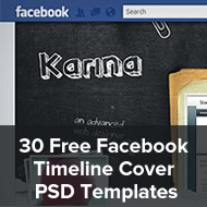 30 Free Facebook Timeline Cover PSD Templates